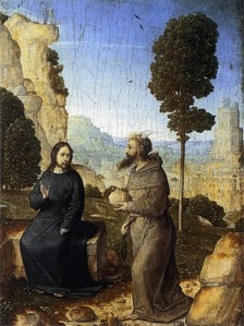 La tentación de Cristo, por Juan de Flandes.
